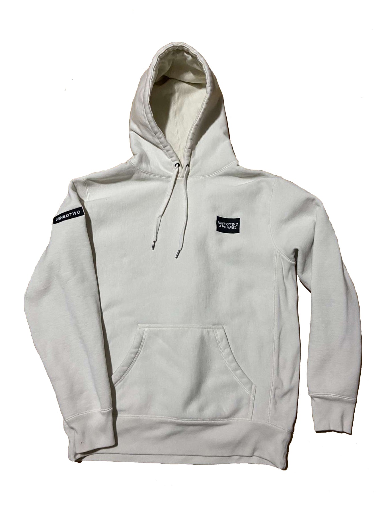WHITE HEAVYWEIGHT HOODIE Hoodie NINE O TWO