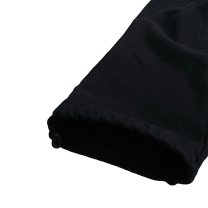 BLACK BASIC SWEATPANTS