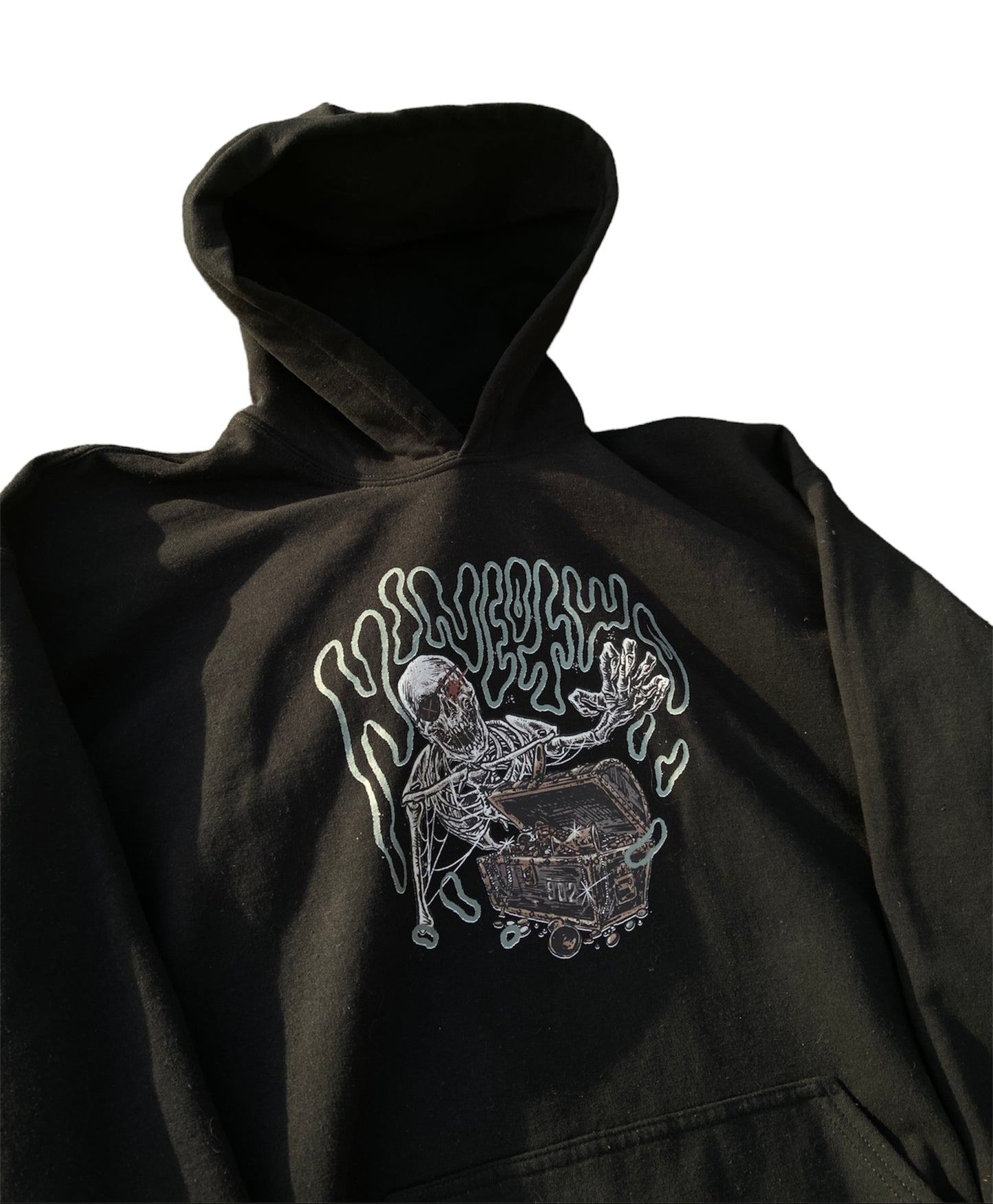 OAK ISLAND CURSED HOODIE WITH SKELETON