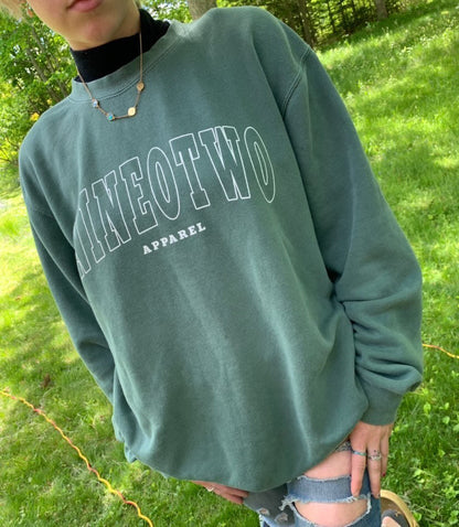 PIGMENT-DYED NINEOTWO CREWNECK - Nineotwo Apparel